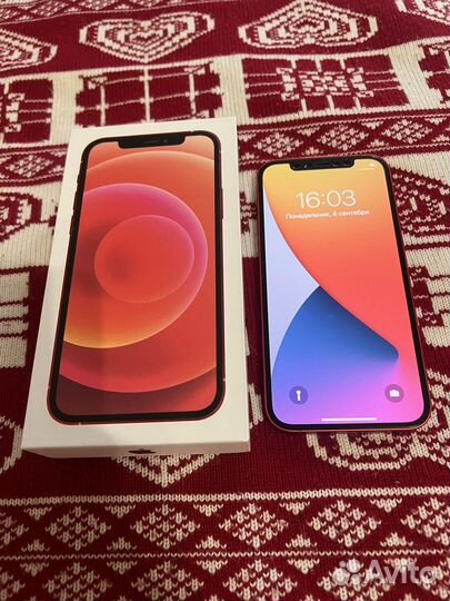 iPhone 12 256 Red 100 батарея
