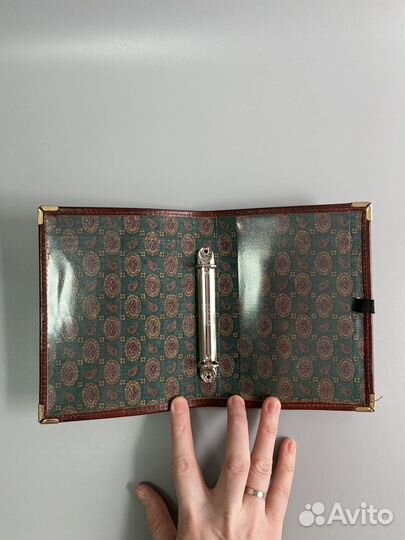 Обложка для документов блокнот ежедневник кожа