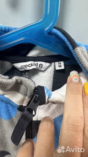 Флисовая поддева crockid 98