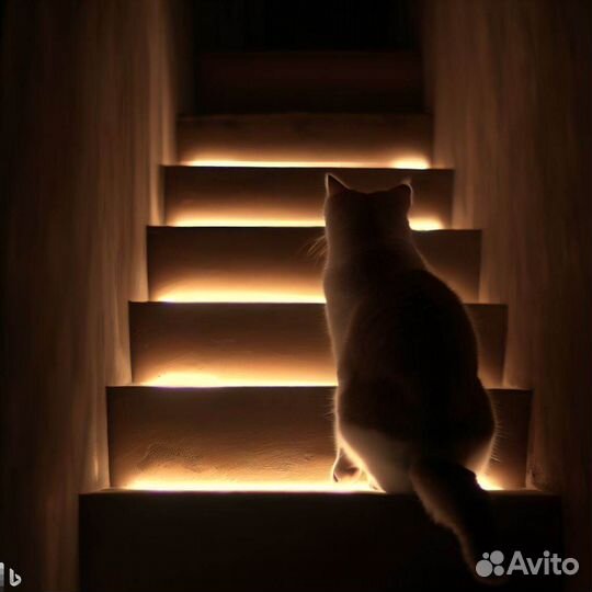 Подсветка лестницы с датчиками движения