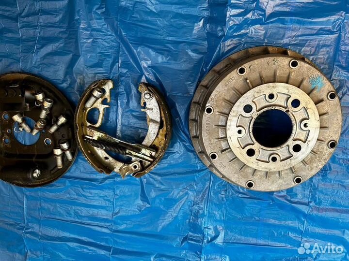 Тормоза задние барабанные лада гранта