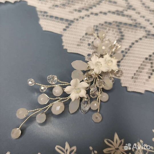 Свадебные украшения в волосы, для невесты