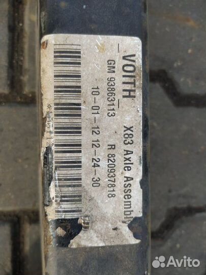 Б/У Б/У Балка подвески задняя Европа В хорошем