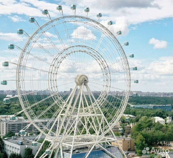 Билеты на Колесо обозрения Солнце Москвы ВДНХ