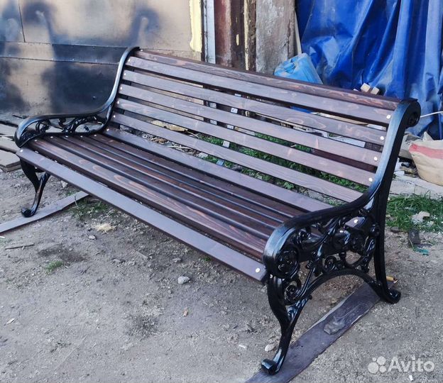 Скамейка из чугуна