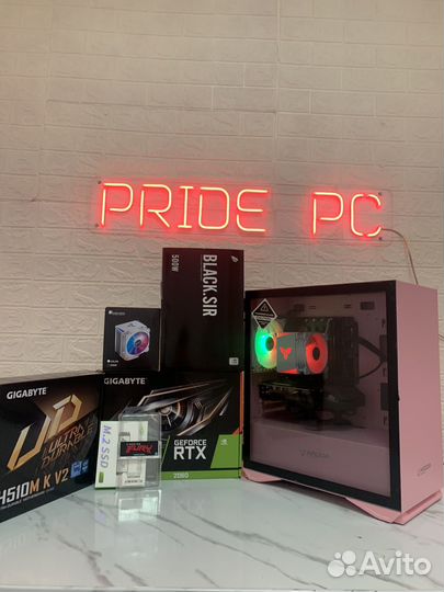 Игровой пк i3 10100f/rtx2060