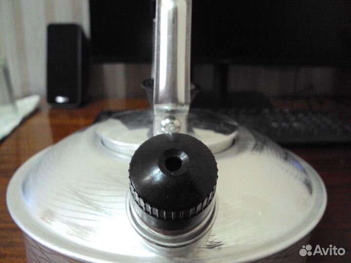 Чайник со свистком СССР алюминиевый полированный