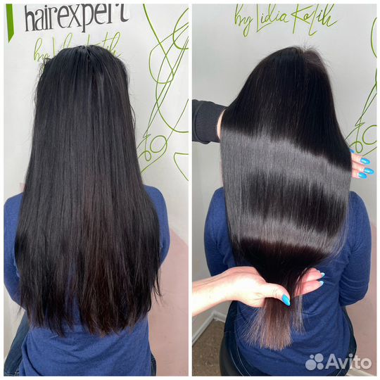 Кератиновое выпрямление/ Ботокс волос москва
