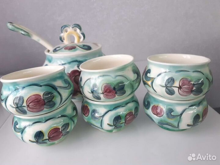 Супница с пиалами