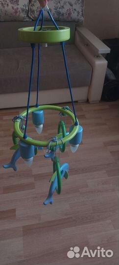 Детская потолочная лампа