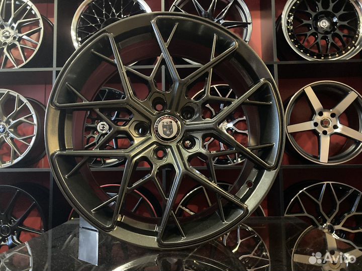 Диски R18 5x114,3 HRE FF10 графит