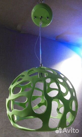 Люстра Подвесная 12409 ES/1H akril GN Зеленый