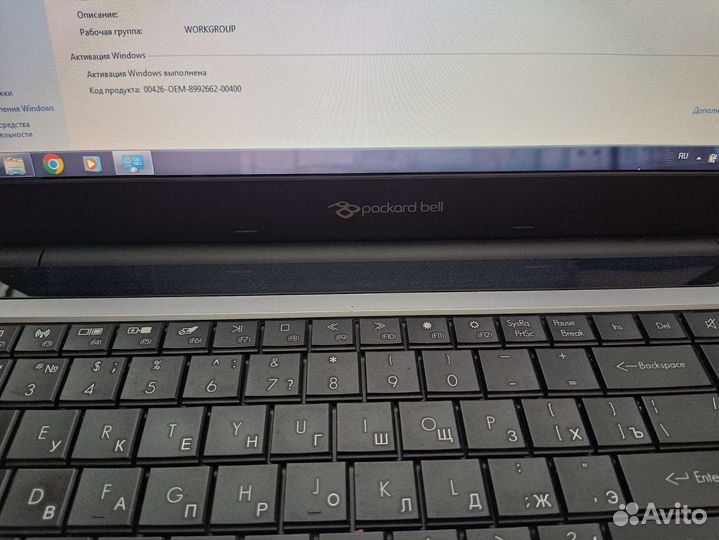 Ноутбук Acer Packard bell