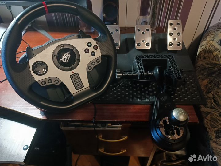 Игровой руль dexp wheelman pro gt