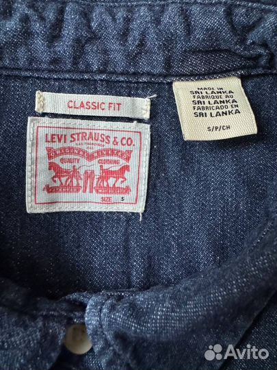 Джинсовая рубашка Levi's оригинал