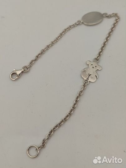 Tous браслет серебряный 925 проба цепочка