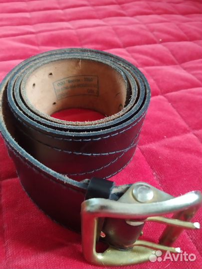 Мужской кожаный ремень