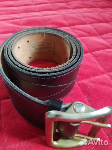 Мужской кожаный ремень