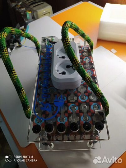 Портативная розетка 220v. на элементах Тесла 18650