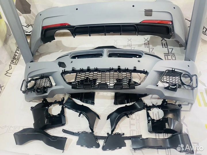 Обвес BMW F30 М пакет рест без омывателей