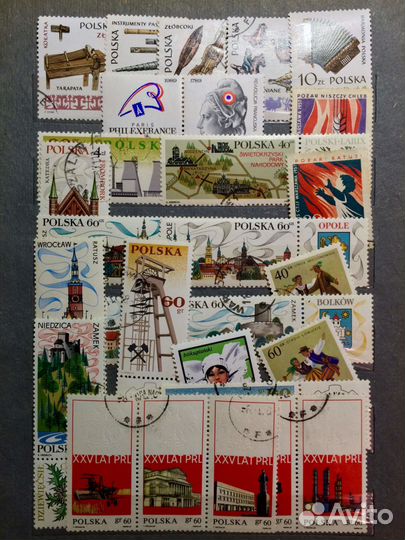 Марки. А19. Польша до 1990 (530 шт)