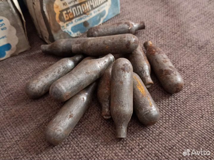 Баллончики для сифона СССР использованные