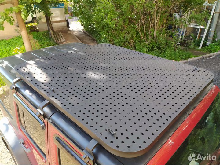 Алюминиевый багажник на Jeep Wrangler