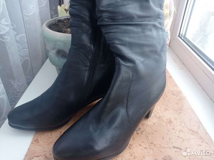 Сапоги женские, зима, натуральная мех и кожа, 40р