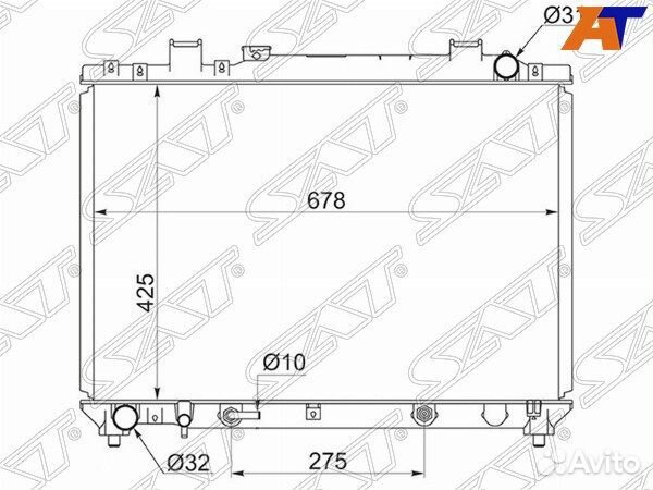 Радиатор toyota town ACE