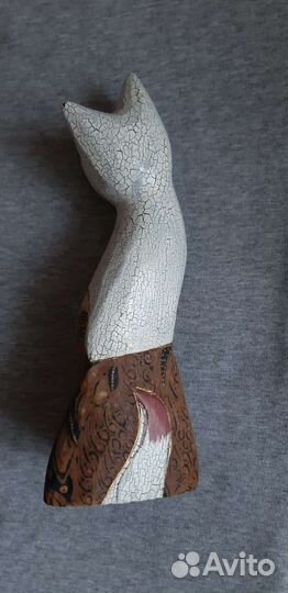 Статуэтка кошка деревянная
