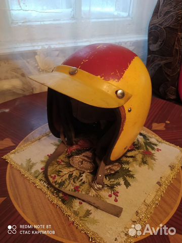 Мотоциклетный шлем СССР (Латвия)