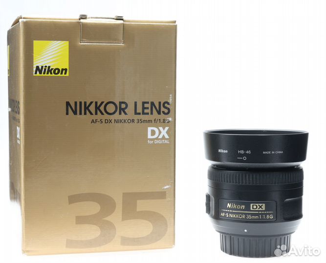 Объектив Nikon 35mm f/1.8G ED AF-S Nikkor (S/N 238