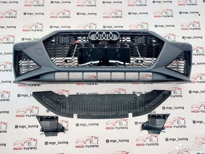 Передний бампер RS7 Audi A7 4K 2017+ Ауди А7 рс7
