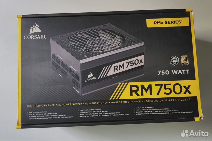 Блок питания corsair rm750x