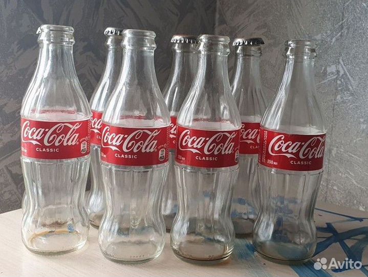 Бутылка стеклянная Coca-Cola 0,25
