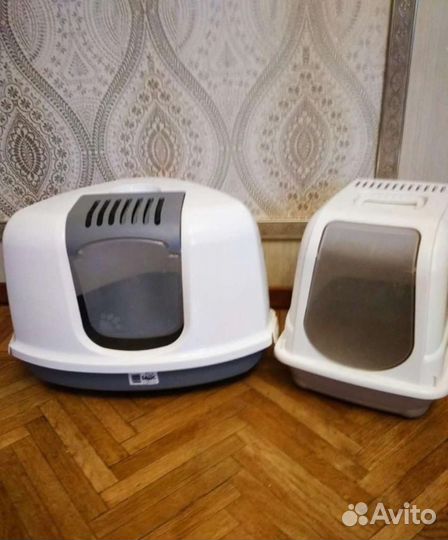 Туалет для кошек savic угловой и прямой