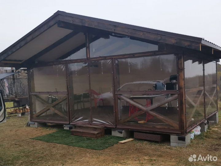 Мягкие окна под ключ