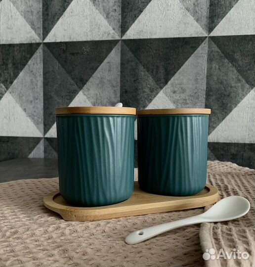 Набор баночек для сыпучих