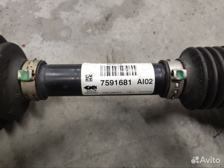 Вал приводной передний левый Bmw X1 E84 N20B20A