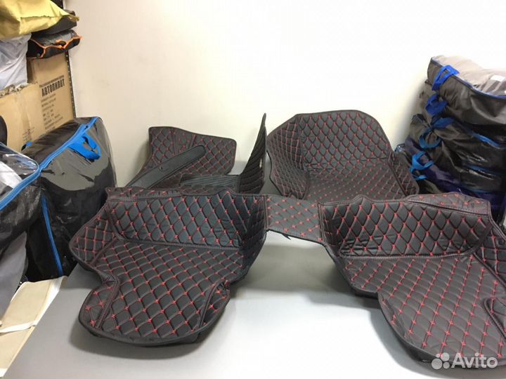 3D Коврики BMW Салон Багажник из Экокожи