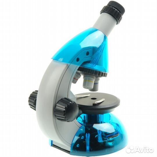 Микроскоп Микромед Атом 40x-640x лазурь