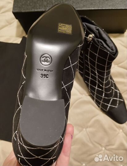 Ботильоны Chanel 39р.Оригинал