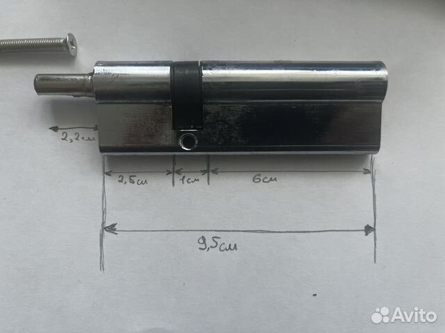 Личинка, Цилиндровый механизм 9,5 см