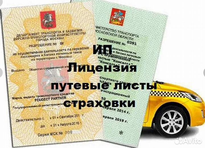 Лицензия такси за 1 день. Аннуляция