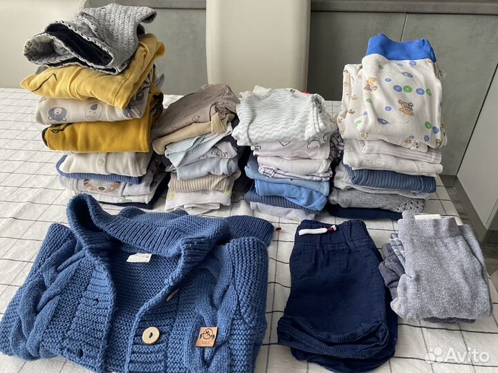 Вещи пакетом на мальчика 56 62 68