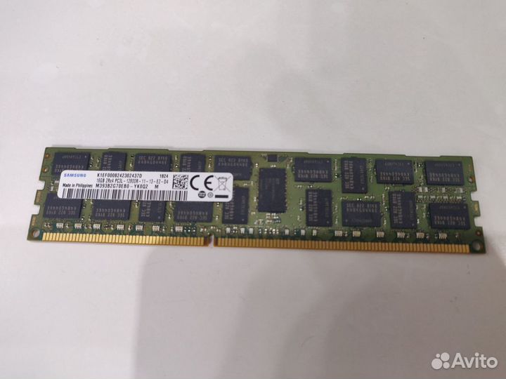 Серверная Память Registered ECC DDR3 16GB 8GB
