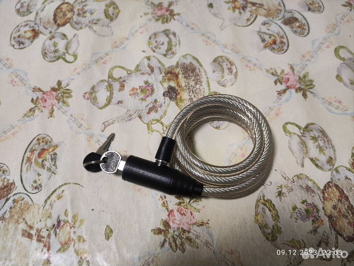 Чехол на велосипедное сиденье и противоугонка