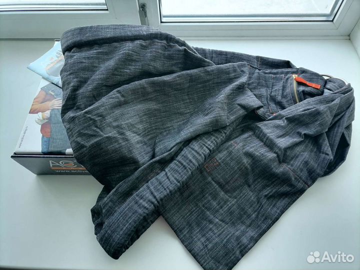 Слинг на кольцах джинсовый