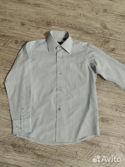 Рубашки + жилетка на мальчика 122