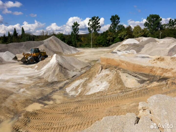 Песок карьерный. Хлюпино